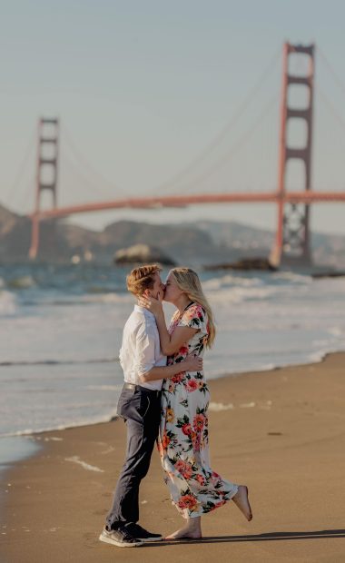 Sunny Day Baker Beach proposal